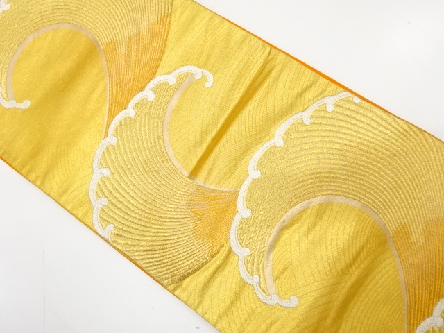 アンティーク　荒波模様織り出し袋帯（材料）